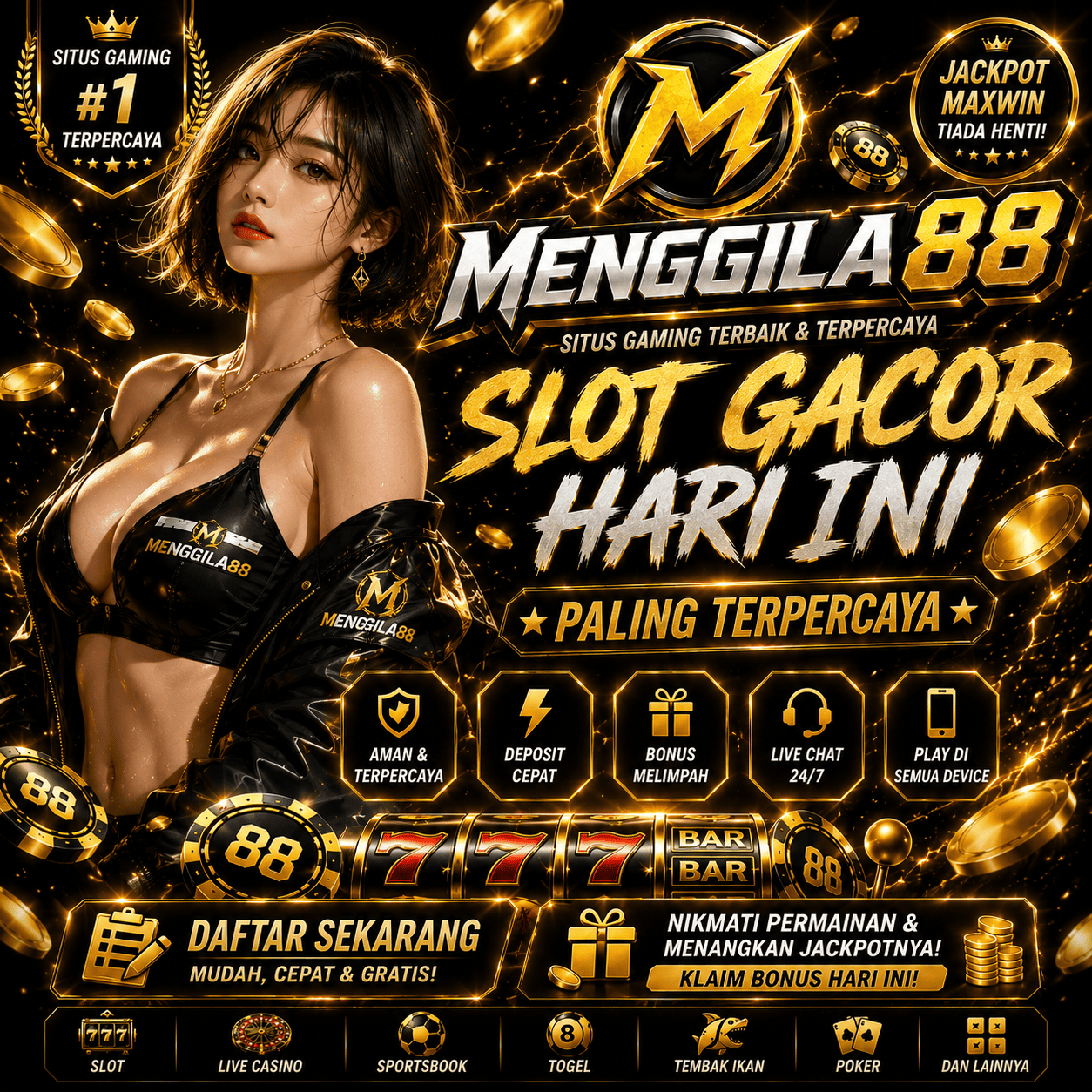 Galeri foto Menggila88 | Link Alternatif Slot Malam Ini & Panduan Lengkap Bermain Slot Agar Bisa Menang di Jakarta