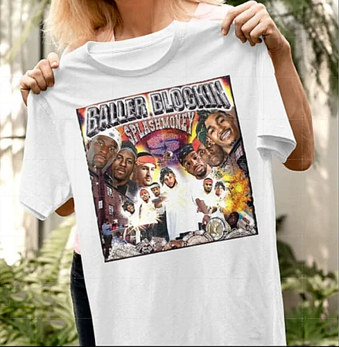 Baller Blockin Splash Money Shirt